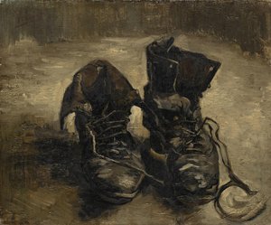 Die schwarzen Stiefel oder Die alten Schuhe von Vincent van Gogh