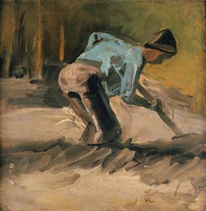 Mann bei der Arbeit, ca. 1883