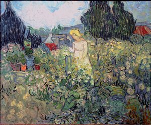 Fräulein Gachet in ihrem Garten in Auvers-sur-Oise von Vincent van Gogh