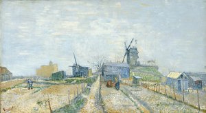 Montmartre: Mühlen und Gemüsegärten von Vincent van Gogh
