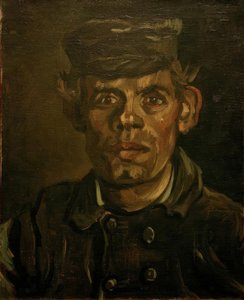 Porträt eines jungen Bauern mit Schirmkappe von Vincent van Gogh