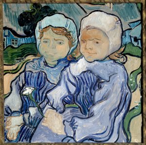 Porträt von zwei Mädchen von Vincent van Gogh