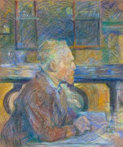 Porträt von Vincent van Gogh (1853-1890) von Toulouse-Lautrec, Henri, de (1864-1901) von Vincent van Gogh