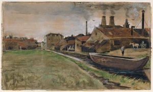 Die Eisenmühle in Den Haag, 1882 von Vincent van Gogh