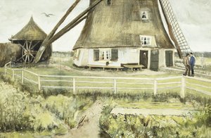 Die Mühle, 1881 von Vincent van Gogh