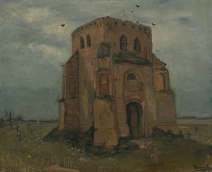 Der alte Kirchturm in Nuenen von Vincent van Gogh