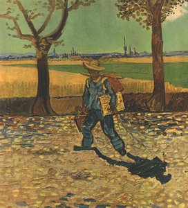 Der Maler auf dem Weg zur Arbeit oder Die Straße nach Tarascon, August 1888, 1947 von Vincent van Gogh