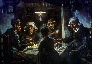 Die Kartoffelesser, 1885