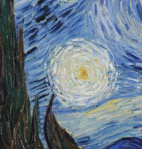 Die Sternennacht (Detail)