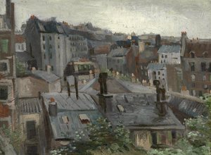 Blick aus Vincents Atelier von Vincent van Gogh