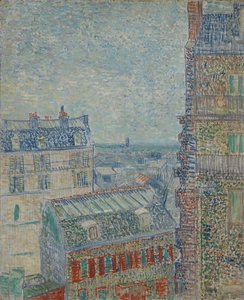 Blick auf Paris von Theos Wohnung in der Rue Lepic von Vincent van Gogh