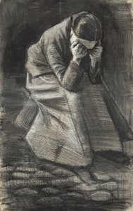 Weinende Frau, 1883 von Vincent van Gogh