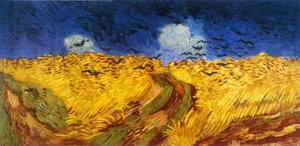 Weizenfeld mit Raben von Vincent van Gogh