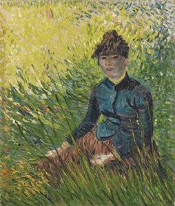 Frau in einem Weizenfeld, 1887 von Vincent van Gogh