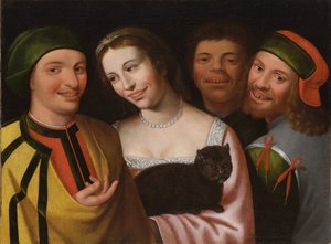 Allegorie der Heuchelei von Vincenzo Campi