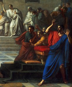 Tod von Caesar, 15. März 44 v. Chr., von Vincenzo Camuccini (1771-1844) von Vincenzo Camuccini