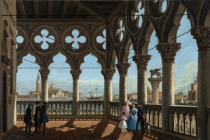 Venedig - Loggia des Dogenpalastes