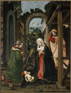Geburt Christi mit der heiligen Katharina von Alexandria von Vincenzo Civerchio