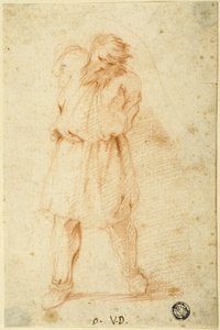 Figur mit hinter dem Rücken gefesselten Armen von Vincenzo Dandini
