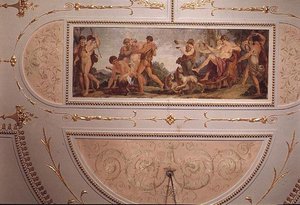 Decke des Pompejanischen Musikzimmers von Vincenzo Valdre