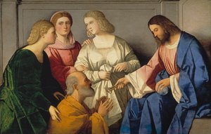 Christus übergibt die Schlüssel an den Heiligen Petrus