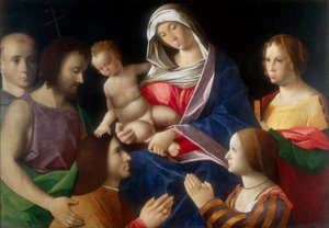 Madonna mit Kind und Heiligen