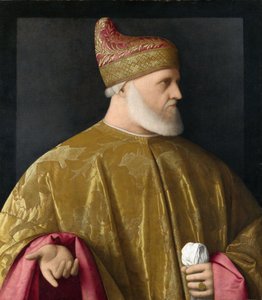 Porträt des Dogen, Andrea Gritti (1455-1538) Öl auf Leinwand, ca. 1530 von Vincenzo di Biagio Catena
