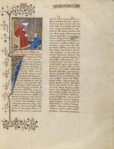 Boethius unterrichtet einen Jungen in Arithmetik von Virgil Master