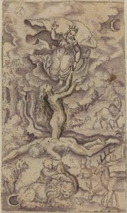 Die Erschaffung Evas von Virgil Solis
