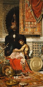 Arabischer Händler von Virgilio Mattoni de la Fuente