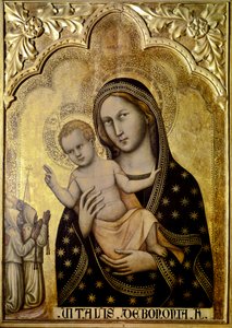 Madonna mit Kind, 1345-1350 von Vitale da Bologna
