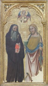 Heiliger Antonius der Abt und Heiliger Jakobus der Ältere von Vitale da Bologna