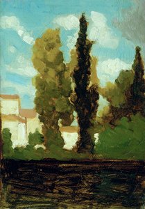 Studie eines Dorfes, ca. 1860