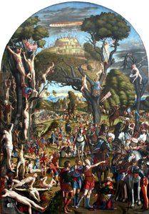 Kreuzigung und Apotheose der zehntausend Märtyrer des Berges Ararat von Vittore Carpaccio