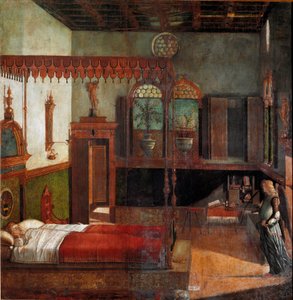 Zyklus des Lebens der Heiligen Ursula: Der Traum der Heiligen Ursula von Vittore Carpaccio