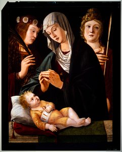 Madonna und Kind mit den zwei Heiligen Frauen