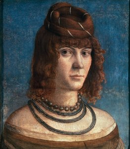 Porträt einer Kurtisane von Vittore Carpaccio (ca. 1465-1525 oder 1526) von Vittore Carpaccio