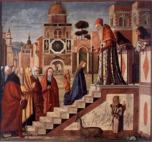 Darstellung der Jungfrau im Tempel von Vittore Carpaccio