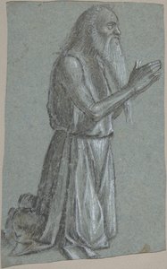 Heiliger Hieronymus recto, Soldat mit Speer verso, 1460-1525 von Vittore Carpaccio
