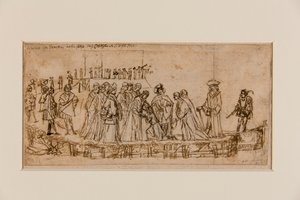 Der englische Prinz Conan verabschiedet sich von seinem Vater von Vittore Carpaccio