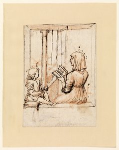 Jungfrau Maria liest dem Christuskind vor von Vittore Carpaccio