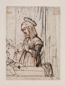 Die Jungfrau, die das Christkind anbetet, mit Johannes dem Täufer, späte 1480er - frühe 1490er Jahre von Vittore Carpaccio