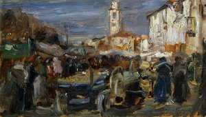 Eindruck des Festivals von Godega von Vittorio Antonio Cargnel