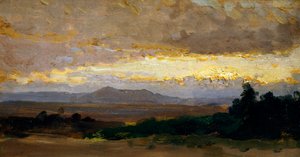 Landschaft, von Vittorio Avondo