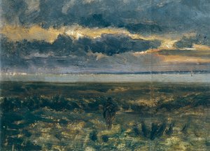 Sonnenuntergang über dem Meer von Vittorio Avondo
