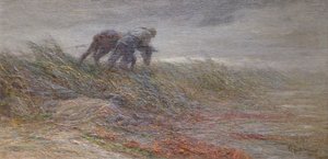 Und der harte Wind brach gegen die Brust von Vittorio Guaccimanni