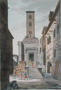 Tempel des Aesculapius, Split, Jugoslawien, ca. 1820