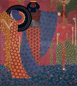 Prinzessin und Krieger Tausendundeine Nacht Serie, 1914 von Vittorio Zecchin