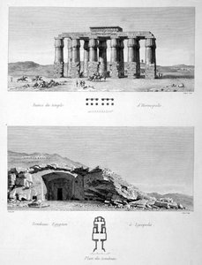Tempel von Hermopolis und ägyptische Gräber von Lycopolis, 1802