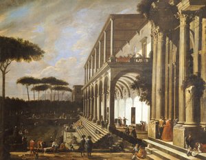 Fest in der Villa von Poggioreale von Viviano Codazzi